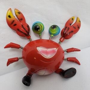 Colorful Crab Figurine